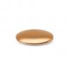 Doublesided round aluminum mirror with magnetic closure Kayla