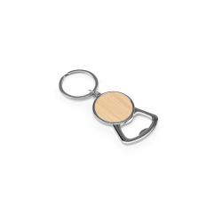Iron keychain with a round...
