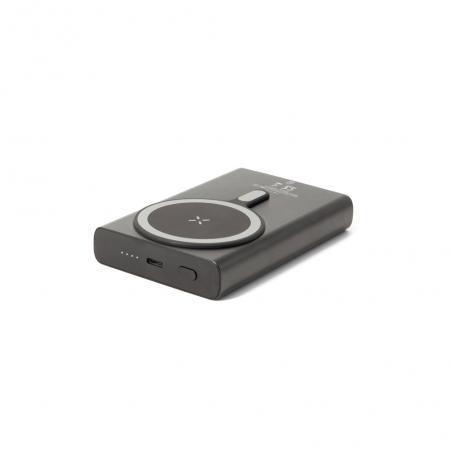 Magnetic power bank with superfast charging in recycled aluminum and recycled abs 10000 mah Wright 10