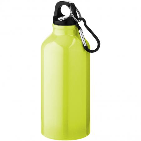 Oregon 400 ml aluminium trinkflasche mit karabinerhaken 