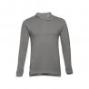 Mens longsleeved 100% cotton piqué polo shirt with removable label Thc bern ii
