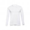 Mens long sleeve polo shirt. White. 3Xl Thc bern wh 3xl ii