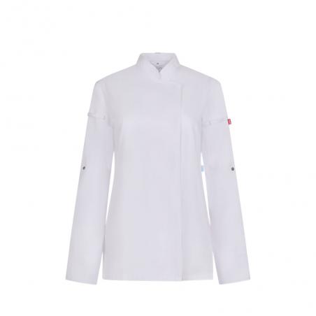 Womens kitchen jacket 190 gm² made from cotton 35% and recycled polyester 65% Vl thoth