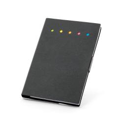 Coloured sticky notepad...