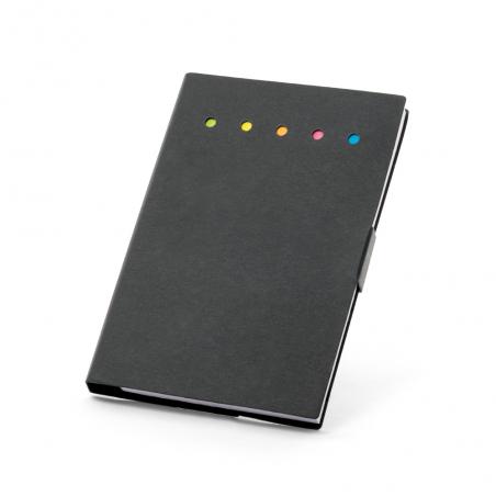 Coloured sticky notepad with 6 sets Cooper ii
