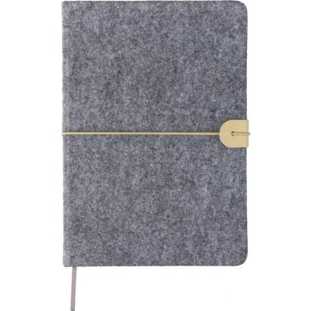 Notizbuch Danio | Recycelter Filz | A5 | Liniert