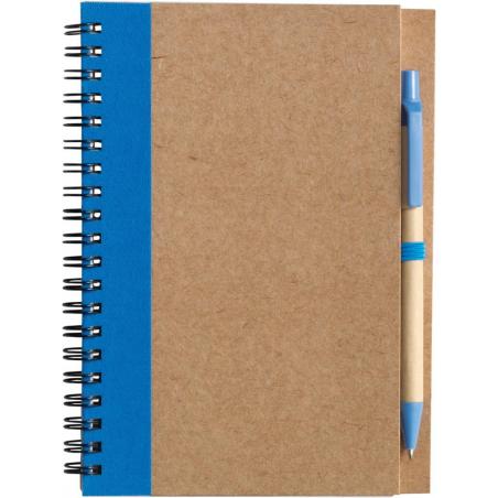 Notizbuch Stella | Recycelter Karton | Liniert | Kugelschreiber
