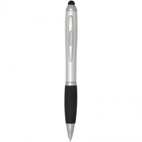 Nash RCS stylus kugelschreiber aus recyceltem kunststoff mit farbigem schaft und schwarzem griff (schwarze Tinte) 
