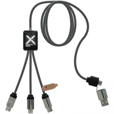 SCX.design c33 60w typ C ladekabel mit doppeltem leuchtlogo 