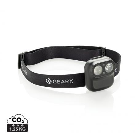 Gear X RCS rPlastic head torch with motion sensor