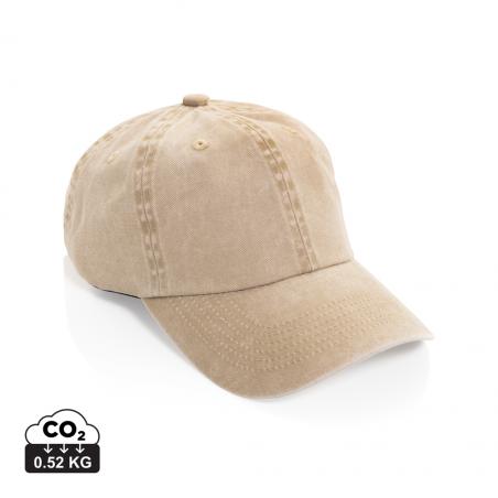 BEAU AWARE™ Washed 6 panel 270gsm cotton twill cap