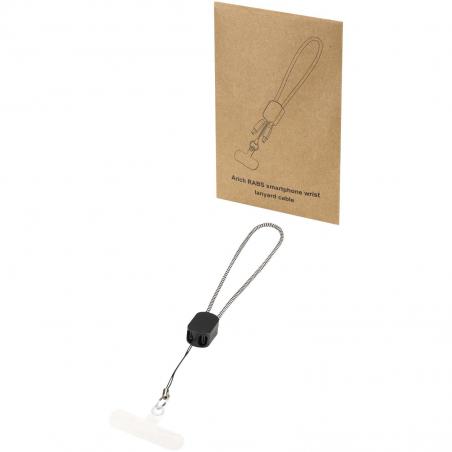 Arich RCS-Handschlaufe aus recyceltem material mit integriertem 20-W-Ladekabel (Typ C) 