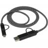 SMART 65 W, 100 cm, RCS-zertifiziertes magnetisches 5-in-1-Ladekabel 