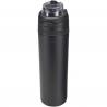 Theron 800 ml RCS trinkflasche aus recyceltem, einwandigem edelstahl mit multifunktionsdeckel und klappstrohhalm 