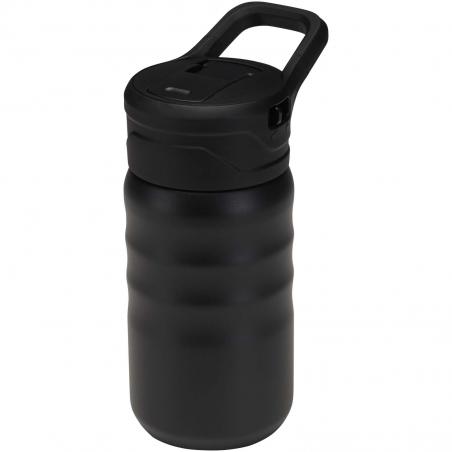 Knox 350 ml RCS-Sportflasche aus recyceltem, doppelwandigem edelstahl mit klappstrohhalm 
