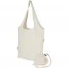 Madras-Mischgewebe, 140 g/m², GRS-zertifizierte, faltbare Baumwoll-Tragetasche, 7 l 