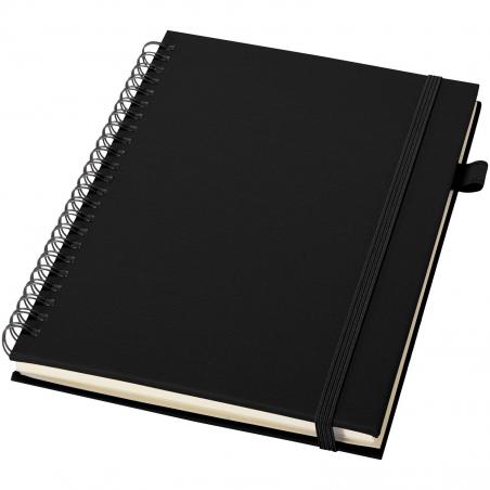 Liss a5 hardcover spiralnotizbuch aus recyceltem kunststoff 