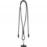 SMART 65W RPET ladekabel mit lanyard 
