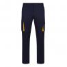 Twotone multipocket stretch trousers 240gm² in cotton 46% eme 38% and polyester 16% Vl fides