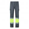 Twotone twill trousers 210gm² lined multipocket in cotton 20% and polyester 80% Vl athena