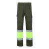 Twotone twill trousers 210gm² lined multipocket in cotton 20% and polyester 80% Vl athena