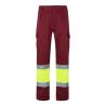 Twotone twill trousers 210gm² lined multipocket in cotton 20% and polyester 80% Vl athena
