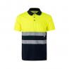 Twotone birdeye polo shirt 160gm² with short sleeves in polyester 100% Vl cupid