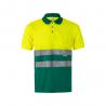 Twotone birdeye polo shirt 160gm² with short sleeves in polyester 100% Vl cupid