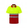 Twotone birdeye polo shirt 160gm² with short sleeves in polyester 100% Vl cupid
