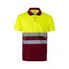 Twotone birdeye polo shirt 160gm² with short sleeves in polyester 100% Vl cupid